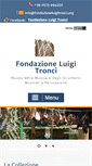 Mobile Screenshot of fondazioneluigitronci.org